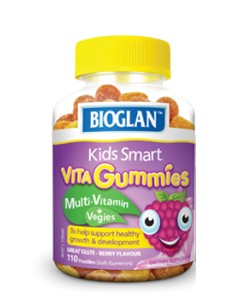 Bioglan Kids Smart VitaGummies Multivitamin + Vegies 110 Pastilles